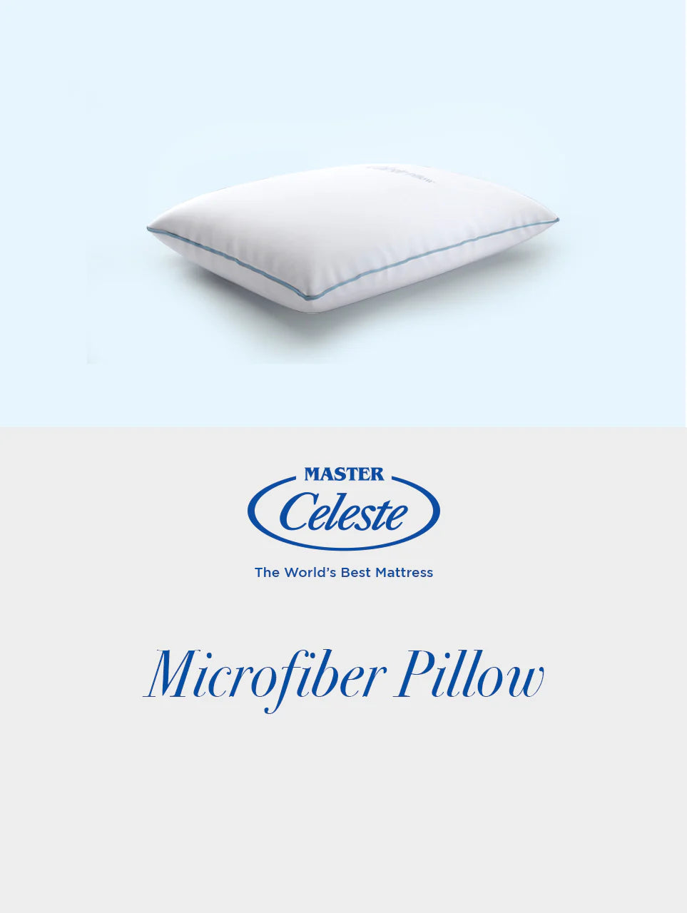 Celeste Microfiber Pillow.