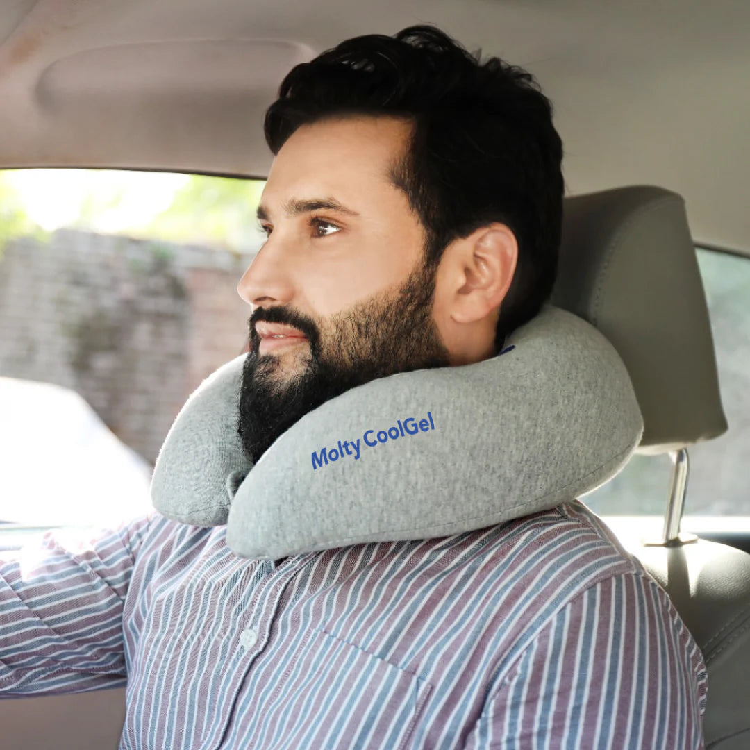 Memory Cool Gel Travel Pillow.