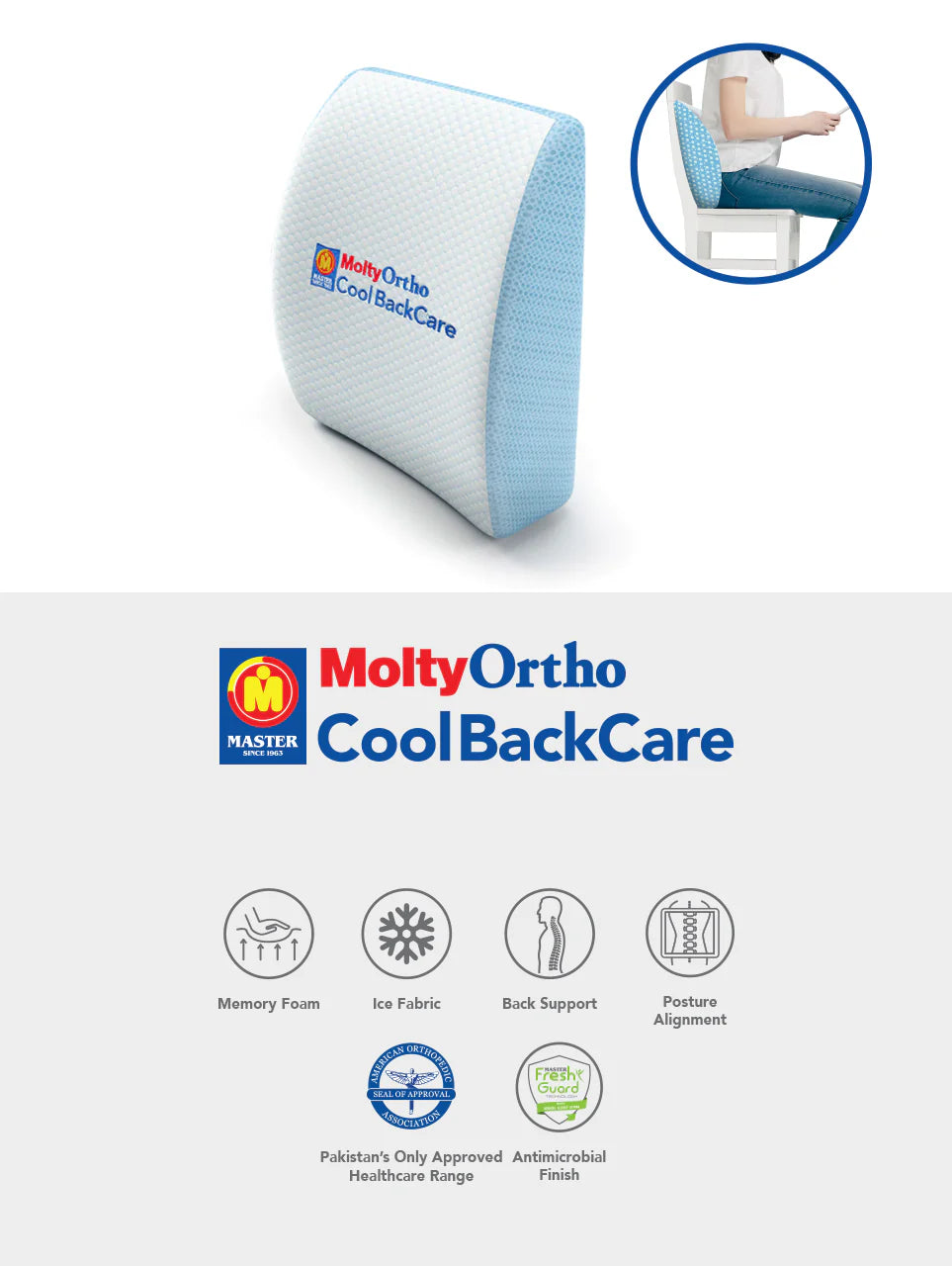 Molty Ortho Cool Back Care.